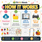 Mega Kids Learning Activities Bundle: 15,000+ Printable Educational Games